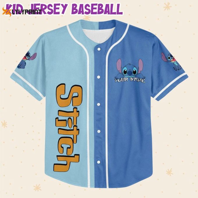 Personalized Vintage Disney Stitch Nope Not Today Baseball Jersey 2