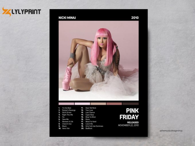 Pink Friday // Nicki Minaj Album Premium Matte Vertical Posters 1