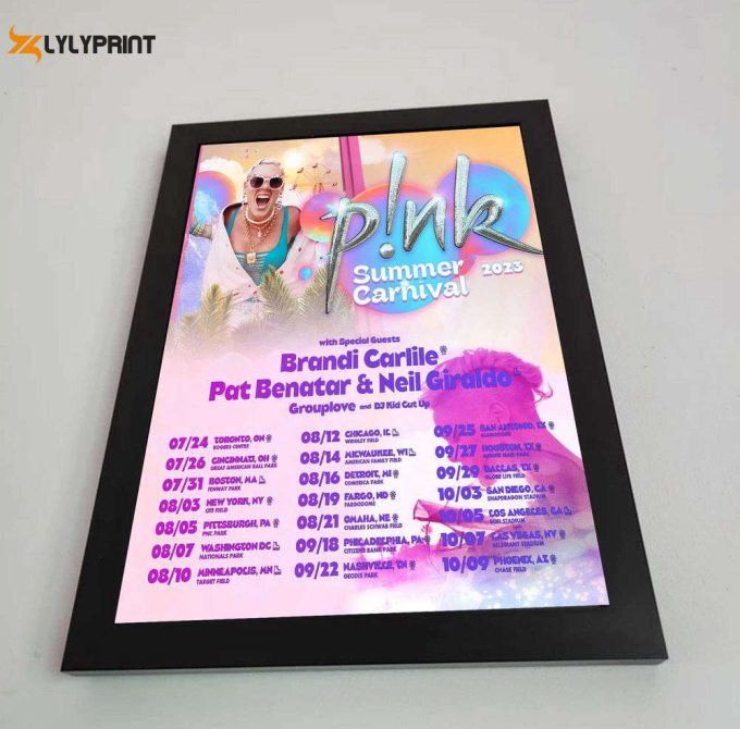 Pink Summer Carnival 2023 Tour Poster 1