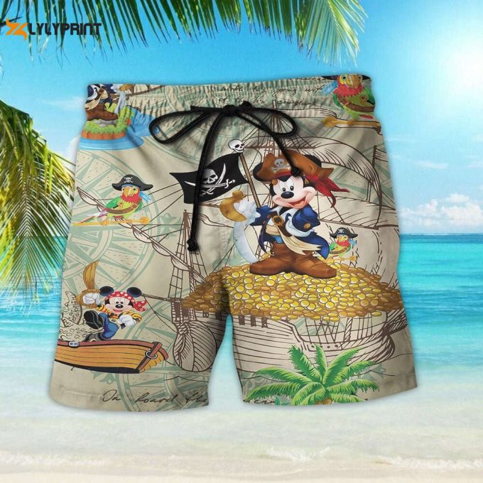 Pirates Mickey Mouse Hawaiian Shirt 2