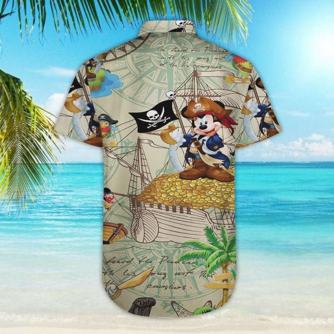 Pirates Mickey Mouse Hawaiian Shirt 5