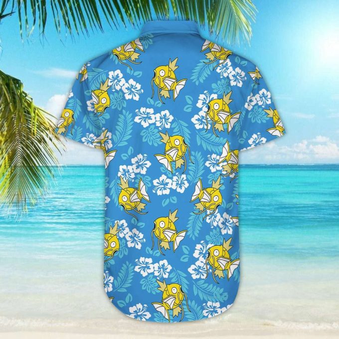 Pkm Magikarp Koiking Tropical Beach Hawaiian Shirt And Shorts 4