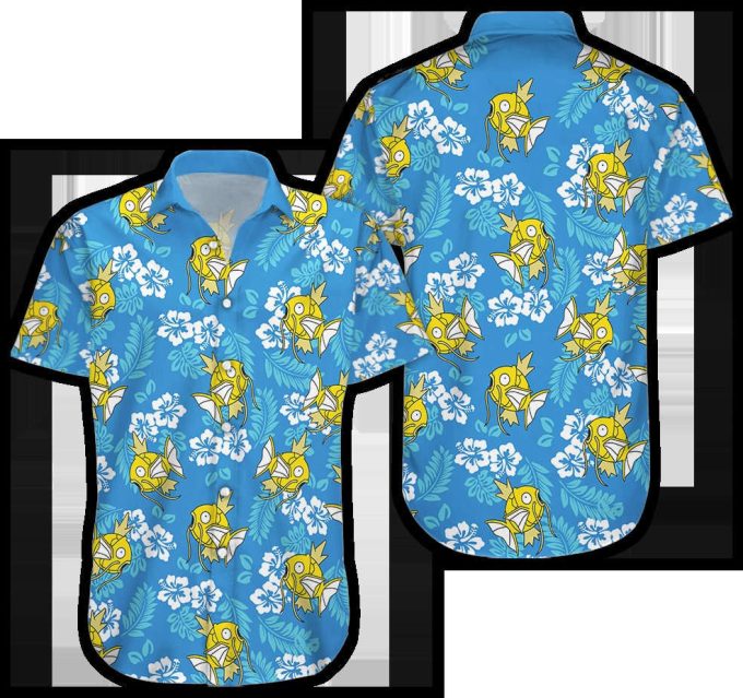 Pkm Magikarp Koiking Tropical Beach Hawaiian Shirt And Shorts 7