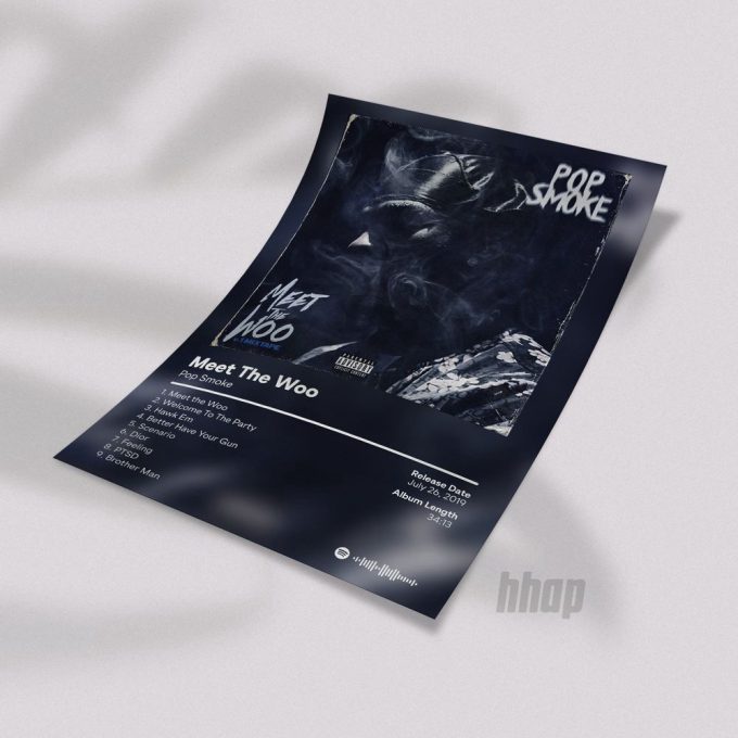 Pop Smoke - Meet The Woo - Album Cover Poster 3