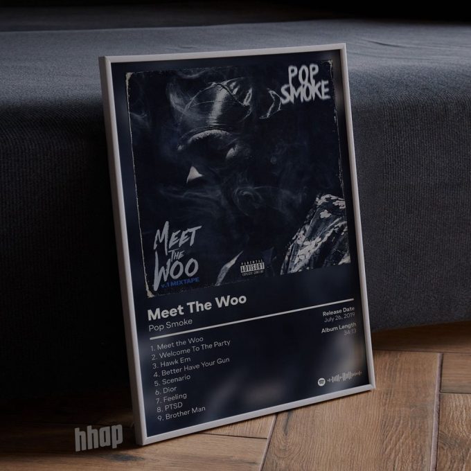 Pop Smoke - Meet The Woo - Album Cover Poster 4
