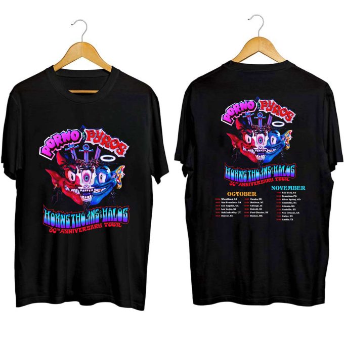 Porno For Pyros 30Th Anniversary Tour Shirt, Porno For Pyros Band Fan Shirt, Porno For Pyros 2023 Concert Shirt 1