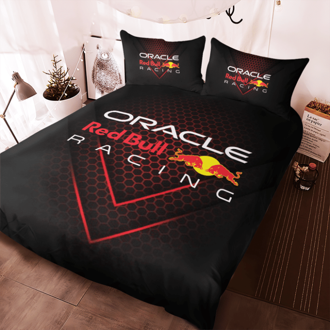 Red Bull Racing Duvet Cover Bedding Set Gift For Fans 2024 Bd782 3