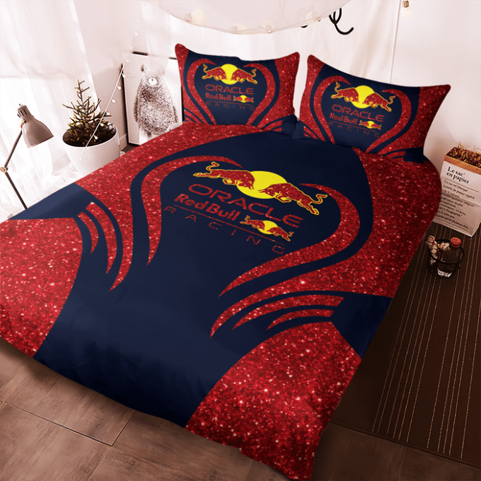 Red Bull Racing Duvet Cover Bedding Set Gift For Fans 2024 Bd783 3