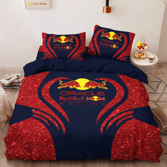 Red Bull Racing Duvet Cover Bedding Set Gift For Fans 2024 Bd783 4