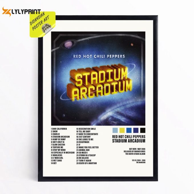 Red Hot Chili Peppers, Stadium Arcadium Poster | Album Cover Poster 1