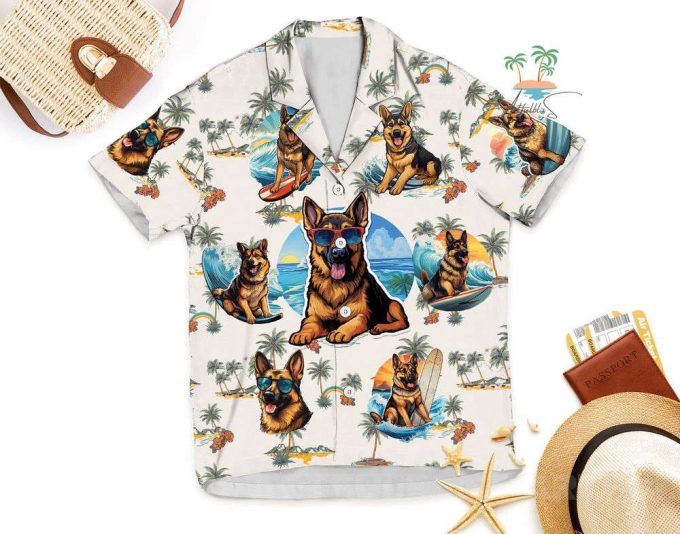 Retro Beach Life Hawaiian Shirt, Dog Lover Aloha Hawaii Shirts 6