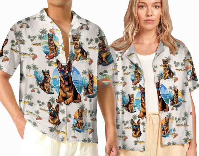 Retro Beach Life Hawaiian Shirt, Dog Lover Aloha Hawaii Shirts 2