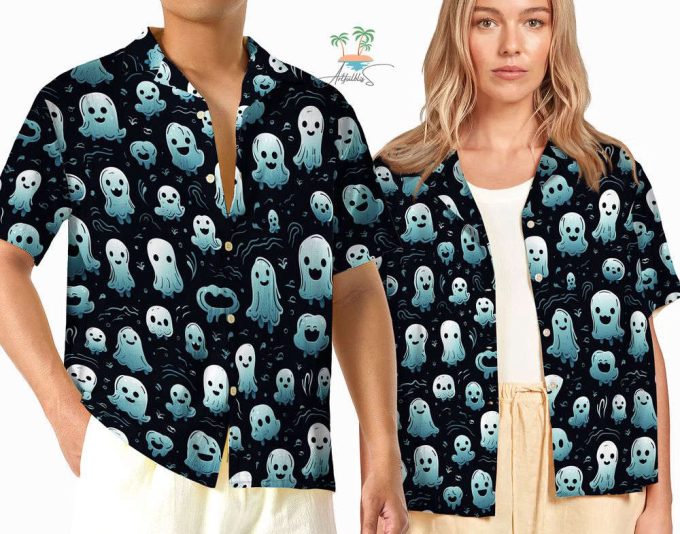 Retro Halloween Spooky Season Hawaiian Shirt 2