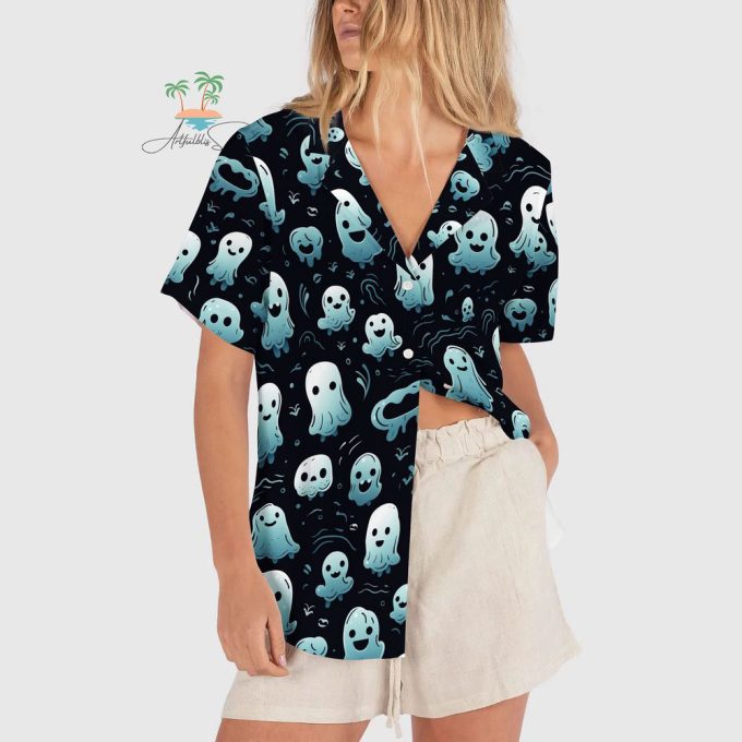 Retro Halloween Spooky Season Hawaiian Shirt 3