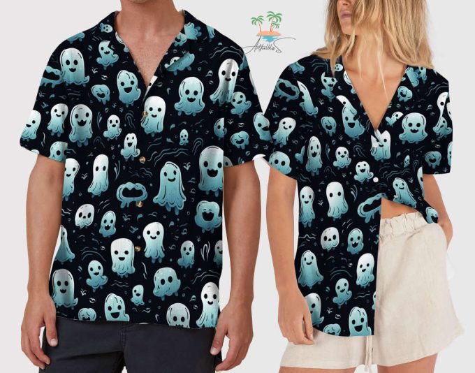 Retro Halloween Spooky Season Hawaiian Shirt 5