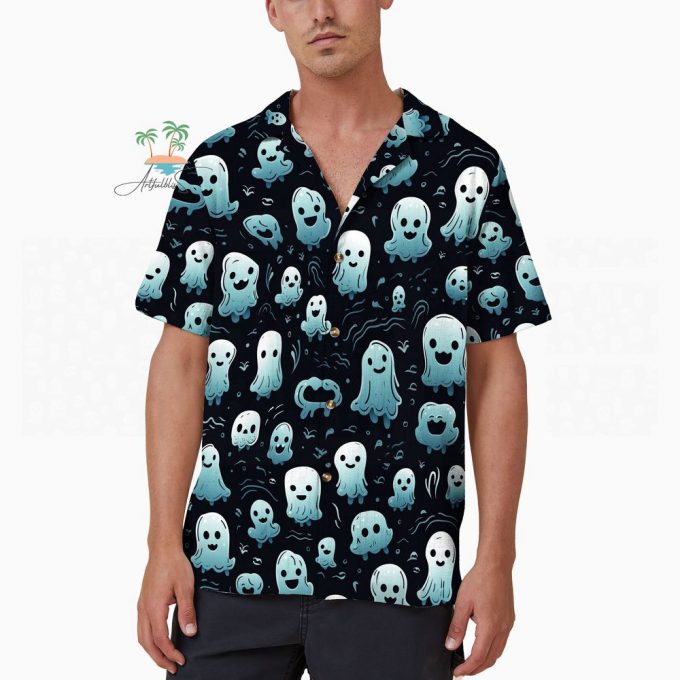 Retro Halloween Spooky Season Hawaiian Shirt 6