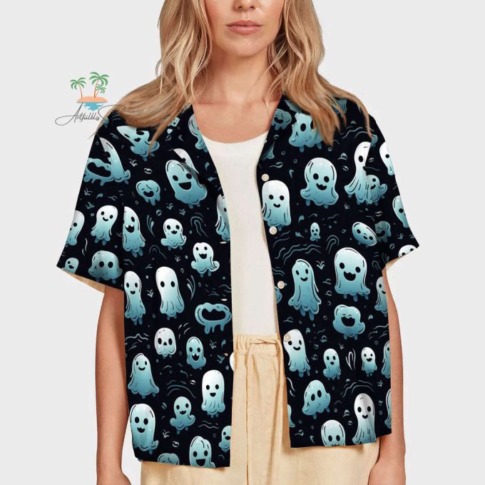 Retro Halloween Spooky Season Hawaiian Shirt 7