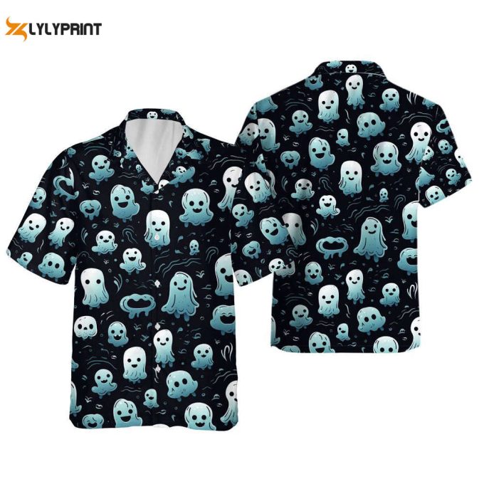 Retro Halloween Spooky Season Hawaiian Shirt 1