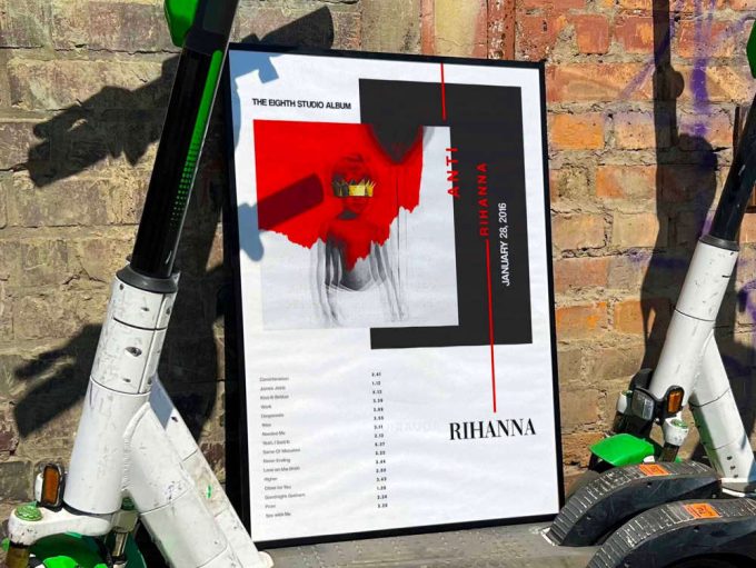 Rihanna &Quot;Anti&Quot; Album Cover Poster #3 Deluxe 2
