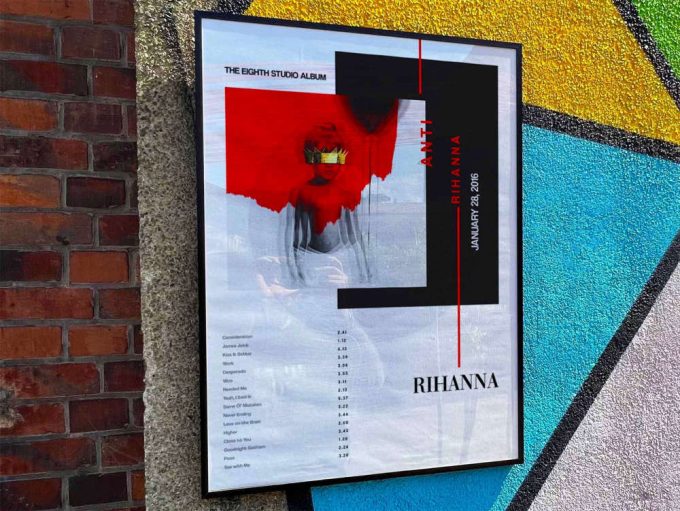 Rihanna &Quot;Anti&Quot; Album Cover Poster #3 Deluxe 3