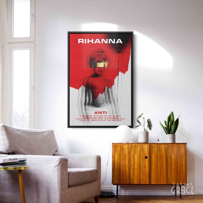 Rihanna Anti Poster, Rihanna Album Cover Print 3