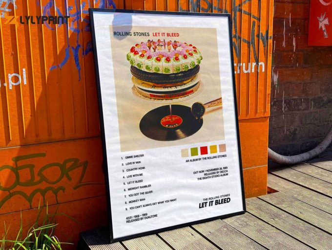 Rolling Stones &Amp;Quot;Let It Bleed&Amp;Quot; Album Cover Poster #2 1