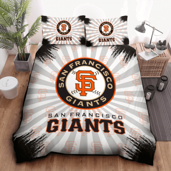 San Francisco Giants Bd817 Duvet Cover Bedding Set - Official Mlb Merchandise 2