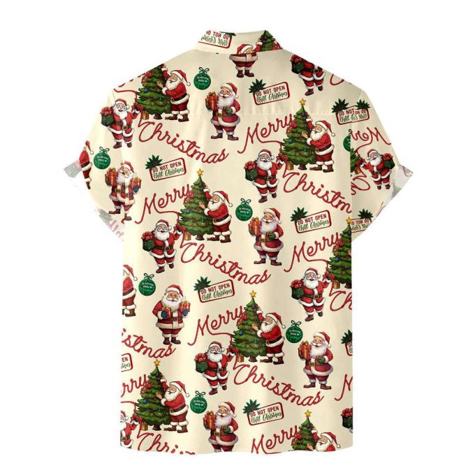 Santa Claus Hawaiian Shirt, Merry Christmas Santa Hawaiian 3