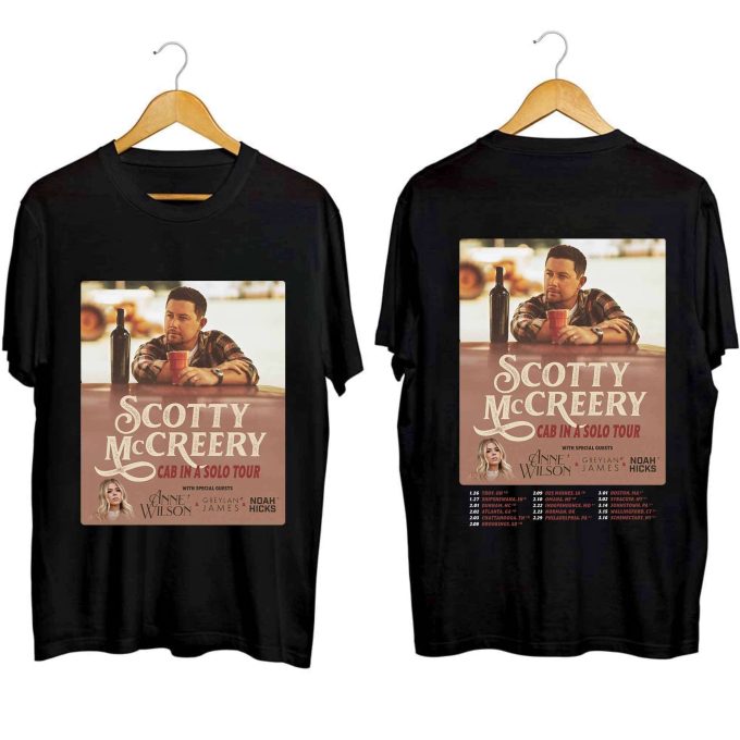 Scotty Mccreery The Cab In A Solo Tour Shirt, Scotty Mccreery Fan Shirt, Scotty Mccreery 2024 Concert Shirt, The Cab In A Solo 2024 Tour Tee 2