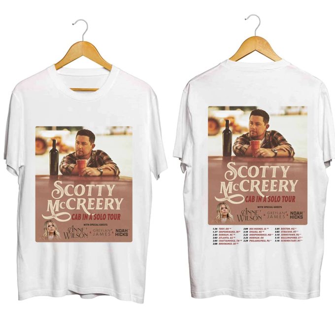 Scotty Mccreery The Cab In A Solo Tour Shirt, Scotty Mccreery Fan Shirt, Scotty Mccreery 2024 Concert Shirt, The Cab In A Solo 2024 Tour Tee 1