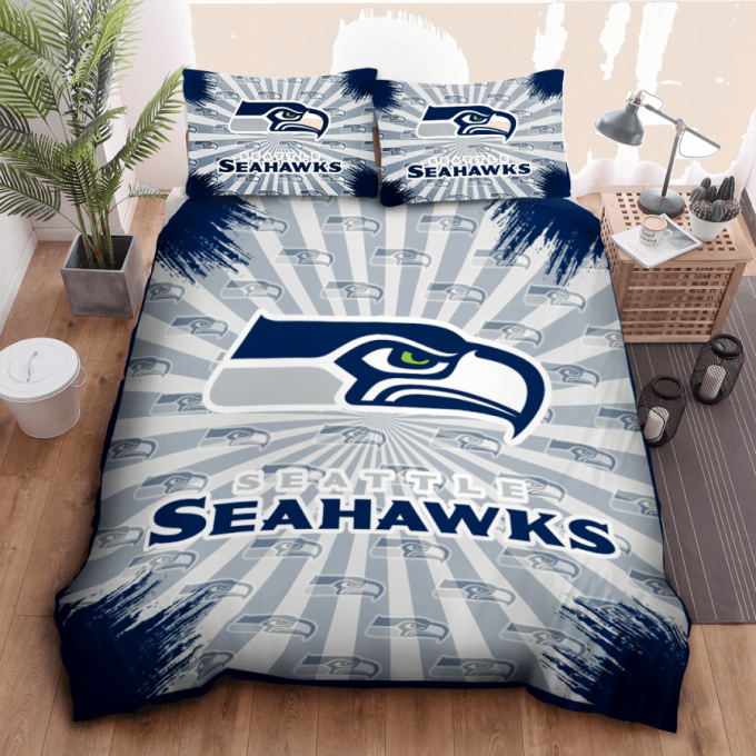 Seattle Seahawks Duvet Cover Bedding Set Gift For Fans 2024 Bd819 2