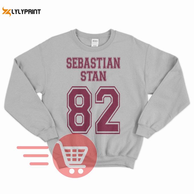 Sebastian Stan Sweatshirt Sebastian Stan 82 Sweater Bucky Barnes Sweatshirt Bucky Barnes 1982 Birthday Poster T-Shirt Unisex Sweatshirt Tee 1