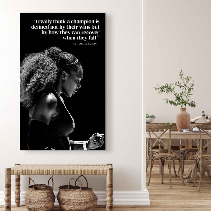 Serena Williams Quote Premium Matte Vertical Poster 3