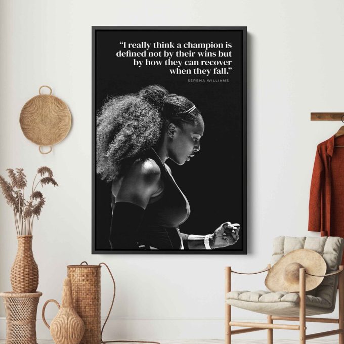 Serena Williams Quote Premium Matte Vertical Poster 4