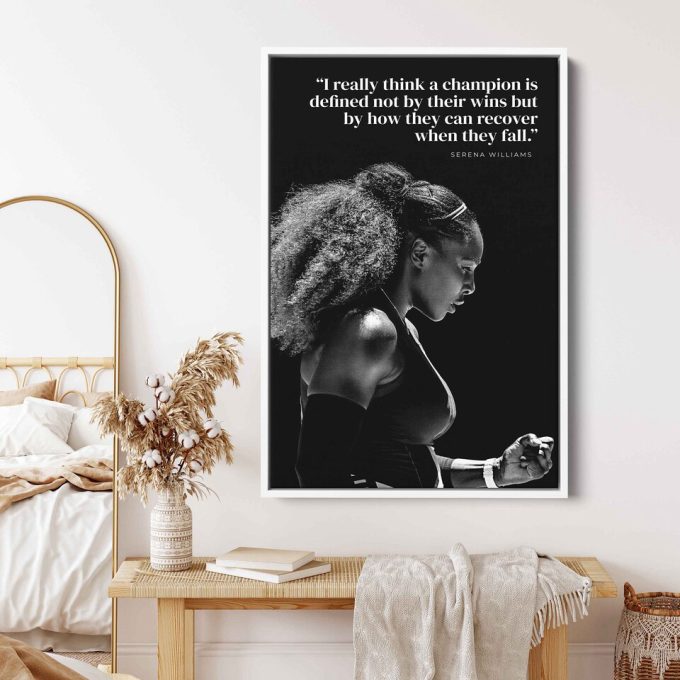 Serena Williams Quote Premium Matte Vertical Poster 5