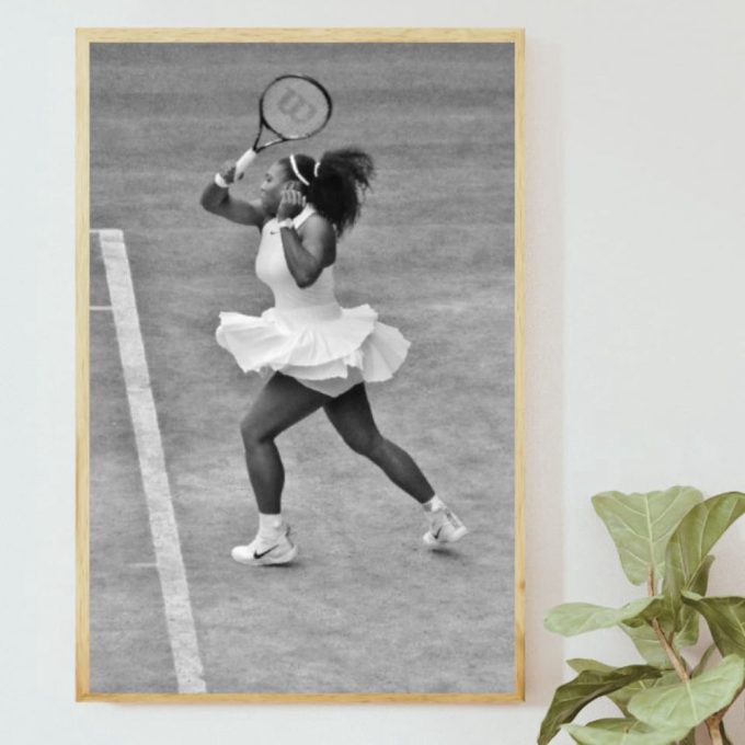 Serena Williams Wimbledon Tennis Poster 2