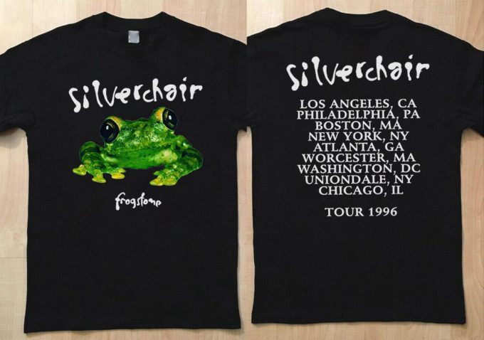 Silverchair Frogstomp Tour Concert 1996 Unisex T-Shirt, 90S Silverchair Rock Band Shirt, '96 Frogstomp Tour Shirt, Halloween Gift, Xmas Gift 2