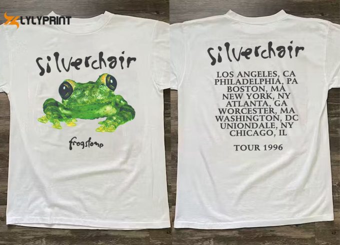 Silverchair Frogstomp Tour Concert 1996 Unisex T-Shirt, 90S Silverchair Rock Band Shirt, '96 Frogstomp Tour Shirt, Halloween Gift, Xmas Gift 1