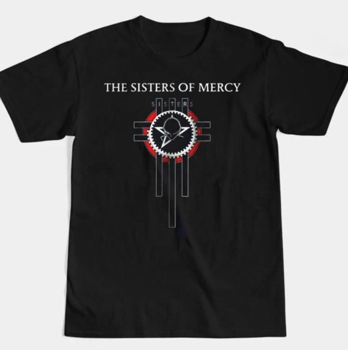 Sisters Of Mercy Gothic Rock Icons T-Shirt: Haunting Music Design 3