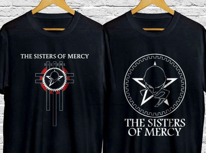 Sisters Of Mercy Gothic Rock Icons T-Shirt: Haunting Music Design 4