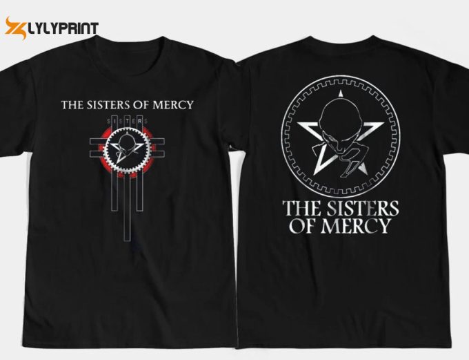 Sisters Of Mercy Gothic Rock Icons T-Shirt: Haunting Music Design 1