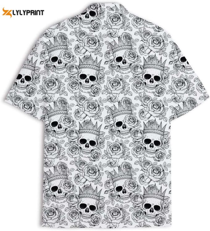 Skull Hawaiian Shirt, Horror Aloha Shirt 1