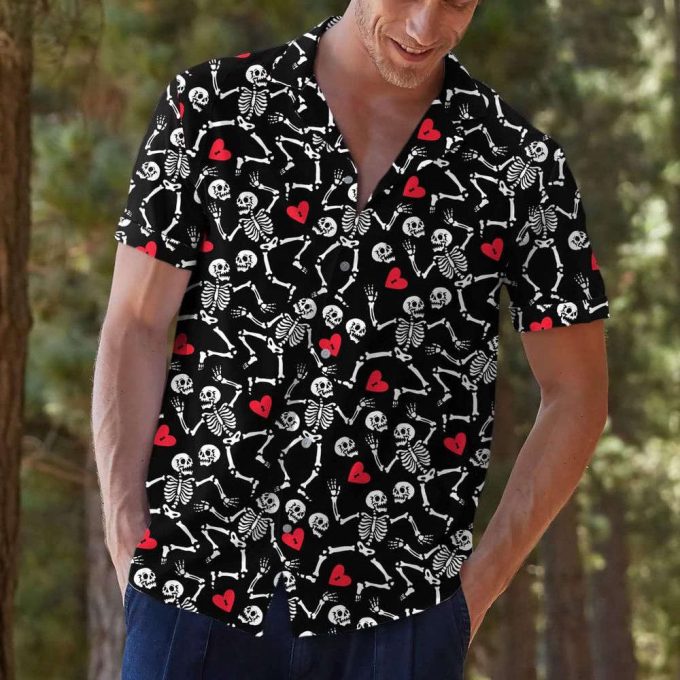 Skull Hawaiian Shirt, Horror Aloha Shirt 4