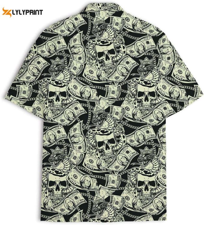 Skull Hawaiian Shirt, Horror Aloha Shirt 1