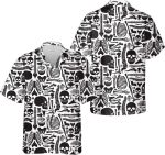 Skull Hawaiian Shirt, Horror Aloha Shirt