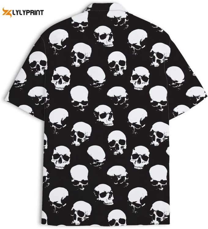 Skull Hawaiian Shirt, Horror Aloha Shirt 1