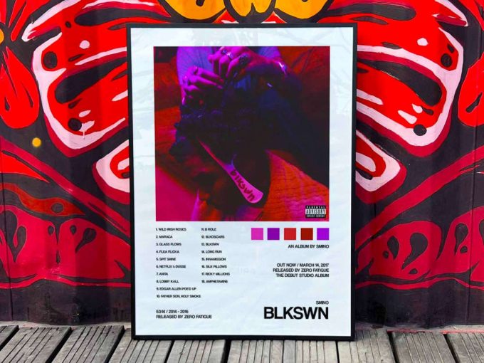 Smino &Quot;Blkswn&Quot; Album Cover Poster #2 2