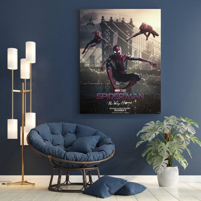 Spider Man No Way Home Poster, Tom Holland, Wall Art 4