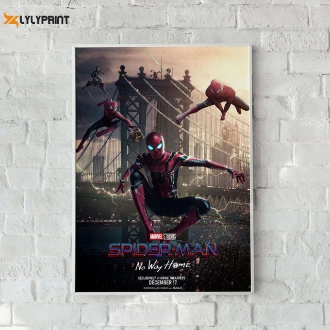 Spider Man No Way Home Poster, Tom Holland, Wall Art 1