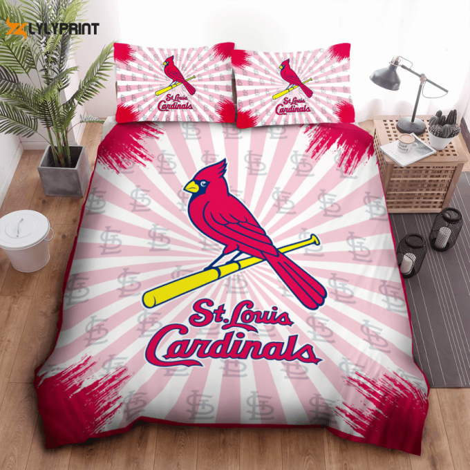 St. Louis Cardinals Duvet Cover Bedding Set Gift For Fans 2024 Bd835 1